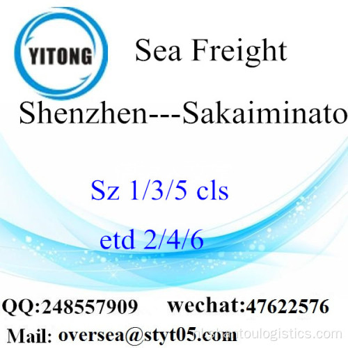 Shenzhen Port LCL Consolidatie Naar Sakaiminato